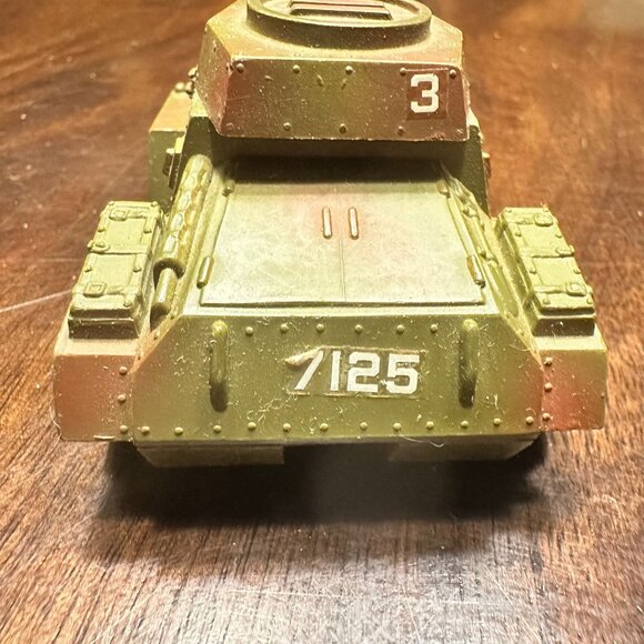 Vintage Ideal 1974 Camo Mighty Mo Military Tank #7125 - Picture 4 of 7